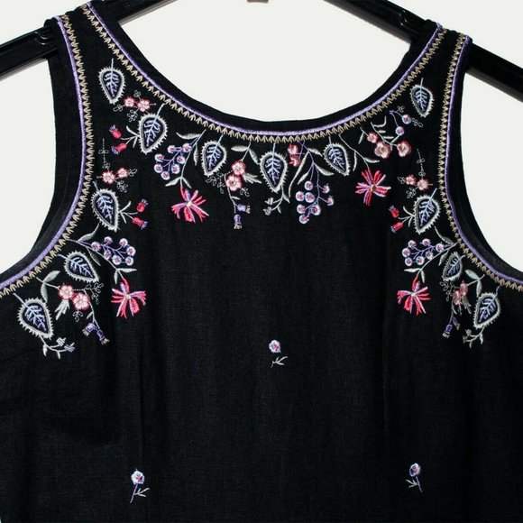 Buttoned Back Sleeveless Summer Dress 8 - Picture 2 of 12